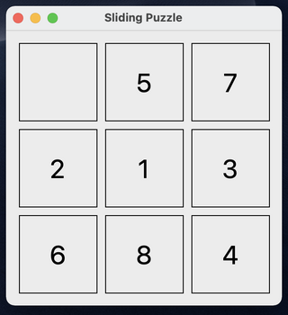 Python101 : Sliding Puzzle